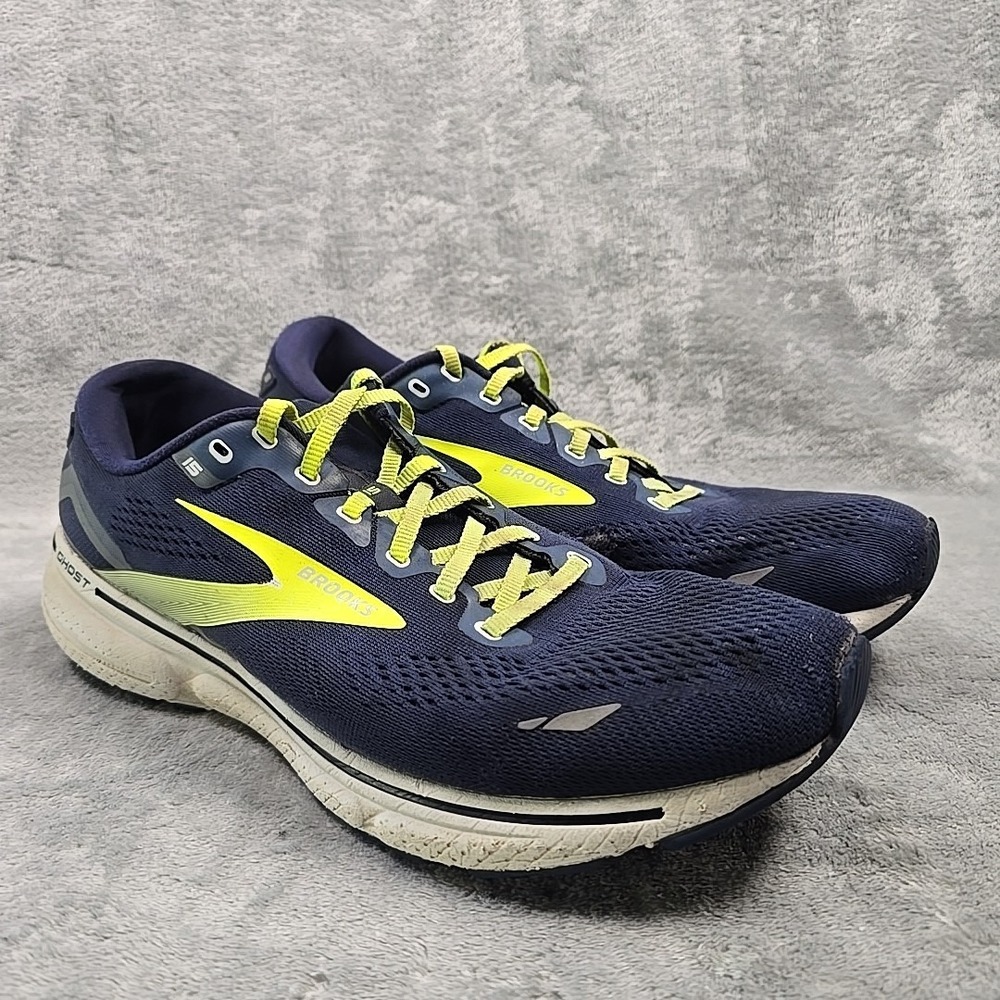 Brooks Ghost 15 Mens Size 12.5 Blue‎ Athletic Running Shoes Sneakers 1103931D429